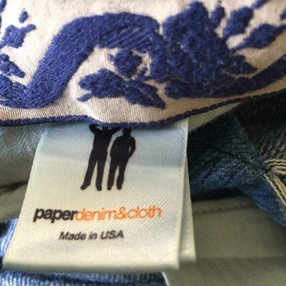 Paper Denim & Cloth Boho Patchwork Jeans Size 28 - Picture 8 of 8